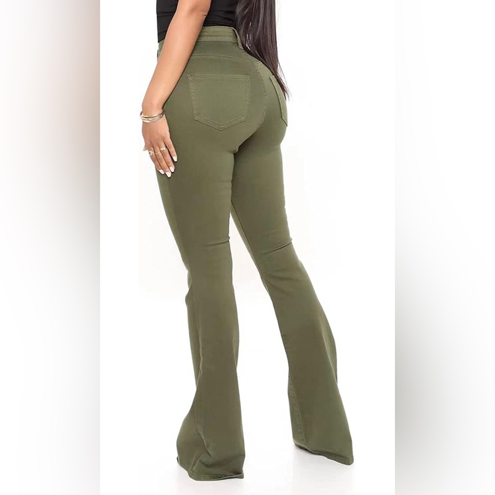 Brand new Bell Bottom Jeans High Waisted Skinny Flare Classic Denim Pants